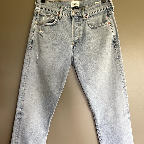 CITIZENS OF HUMANITY Emerson Jean‎ Slushie On Size 26 Boyfriend Low Rise Slouchy - Picture 6 of 16